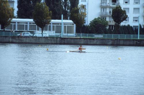 Championnat de France à Vichy - 1984Skiff TC - Michel Pinguet