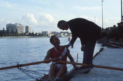 Championnat de France à Vichy - 1984Skiff TC - Michel Pinguet