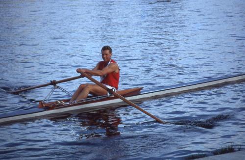 Championnat de France à Vichy - 1984Skiff TC - Michel Pinguet