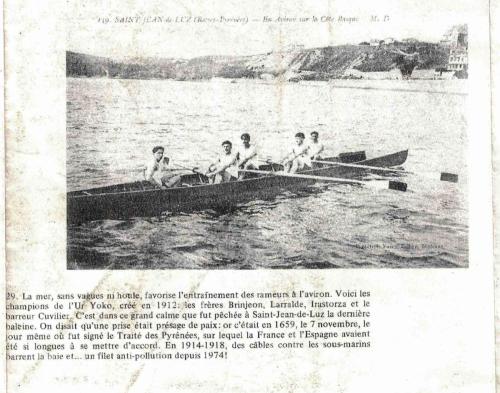 4 barré : Bringeon, Larralde, Irastorza, Olivier